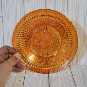 Vintage Jeannette Glass "Anniversary" pattern carnival glass plate